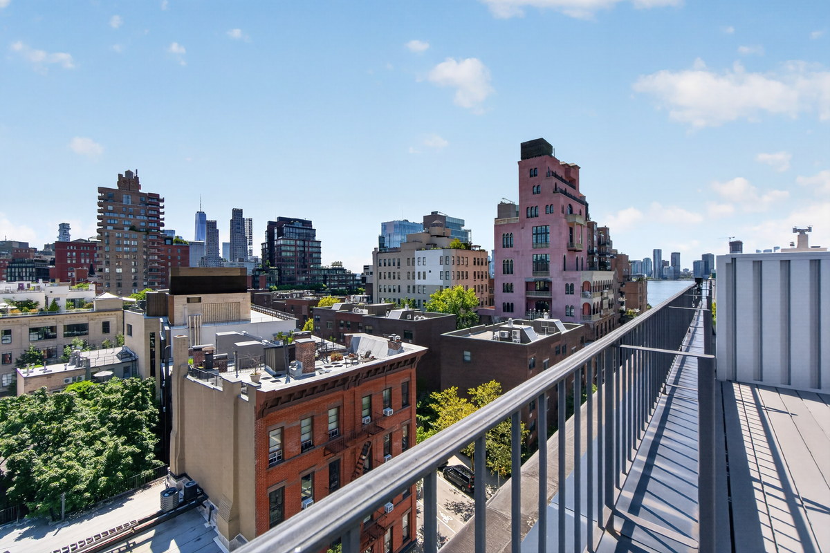 West Village rooftop view with One World Trade Center